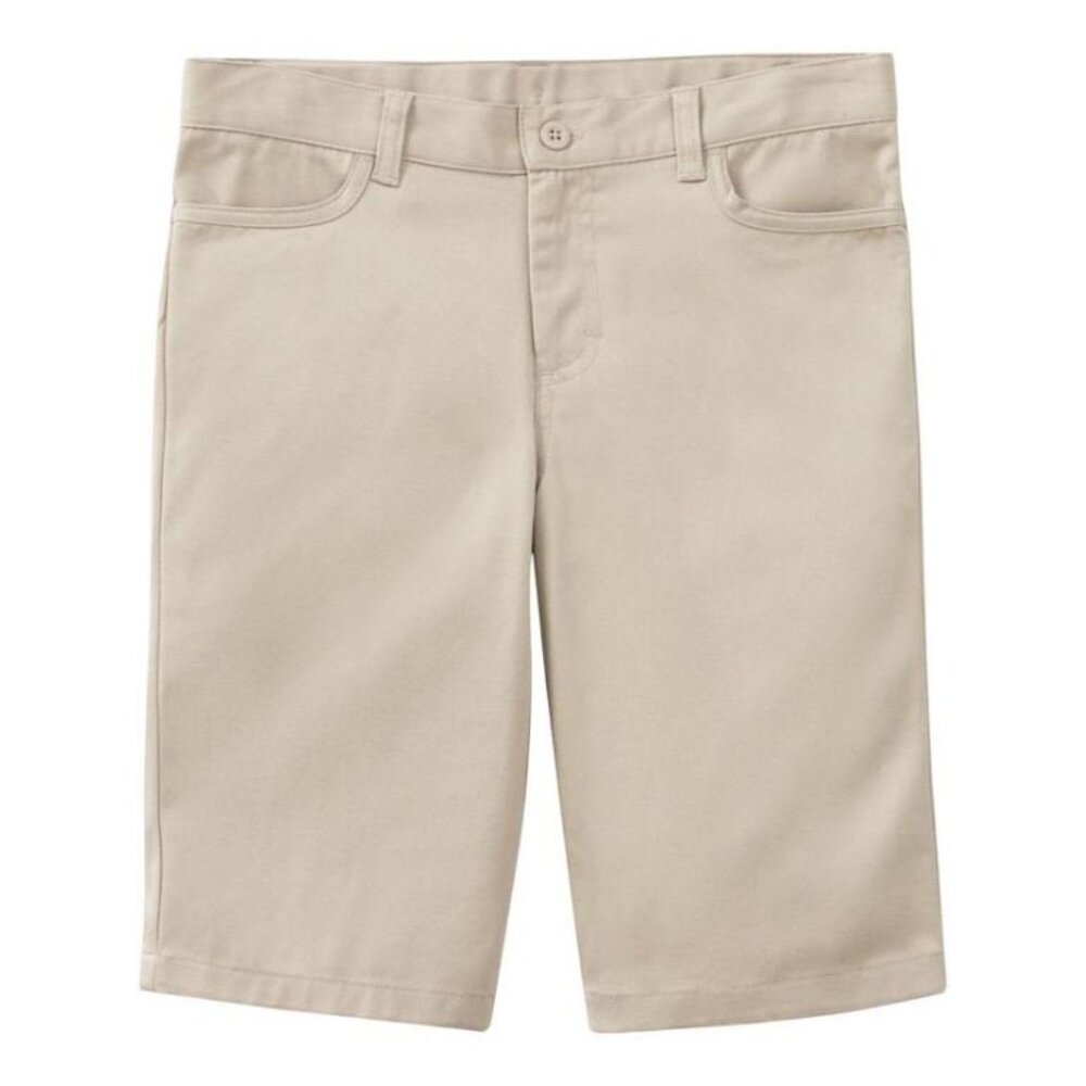 Classroom 52222 Girls Adjustable Stretch Matchstick Short Khaki